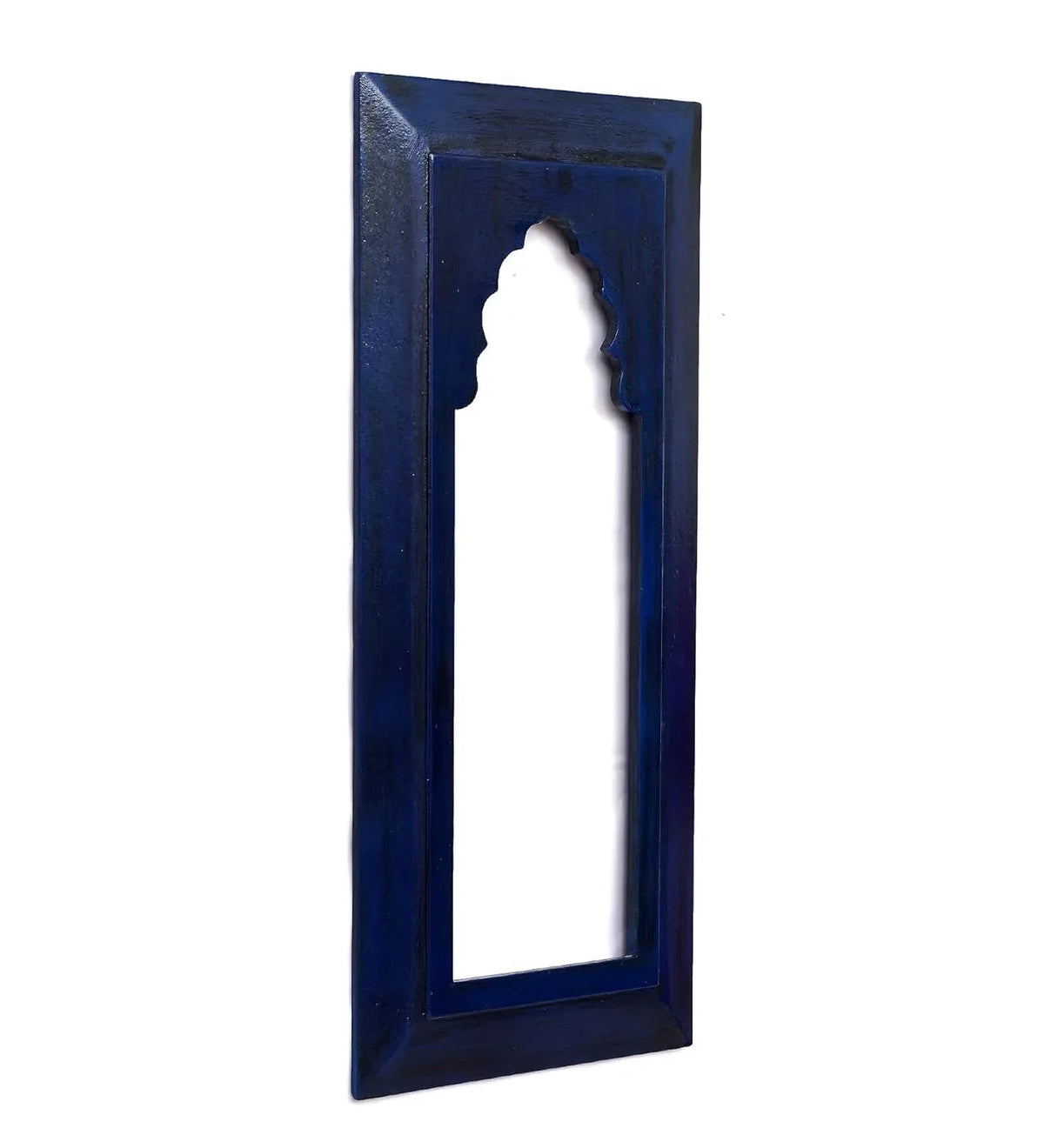 MDF Wall Hanging Carving Jharokha Frame in Blue Colour - ArtyCraftz.com