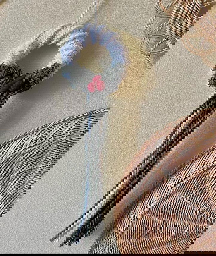 Macrame Ornament, Boho Ornament,Tree Decorations, Xmas Ornaments,Thank You Gift, Unique Christmas - ArtyCraftz.com