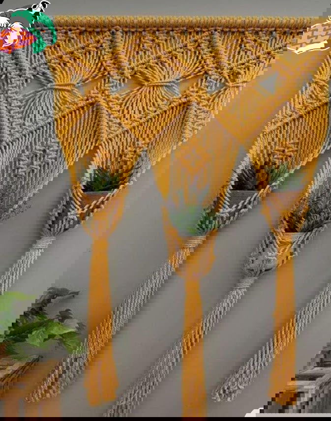 Macrame Plant Hanger for Home,office Decor and Gifting - ArtyCraftz.com