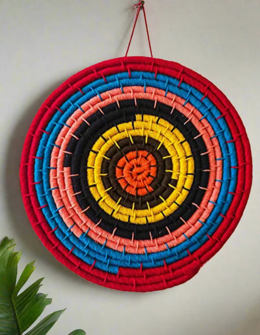 Macrame Spiral Wall Hanging (large) - ArtyCraftz.com