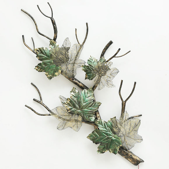 Maple Leaf On Stem Wall Art-ArtyCraftz.com