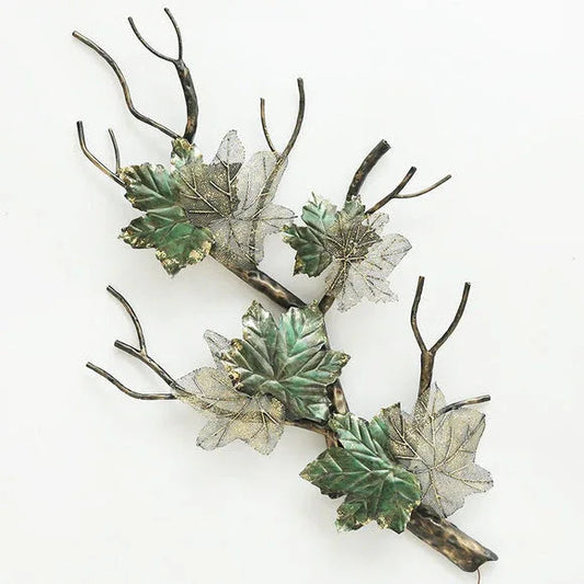Maple Leaf On Stem Wall Art-ArtyCraftz.com