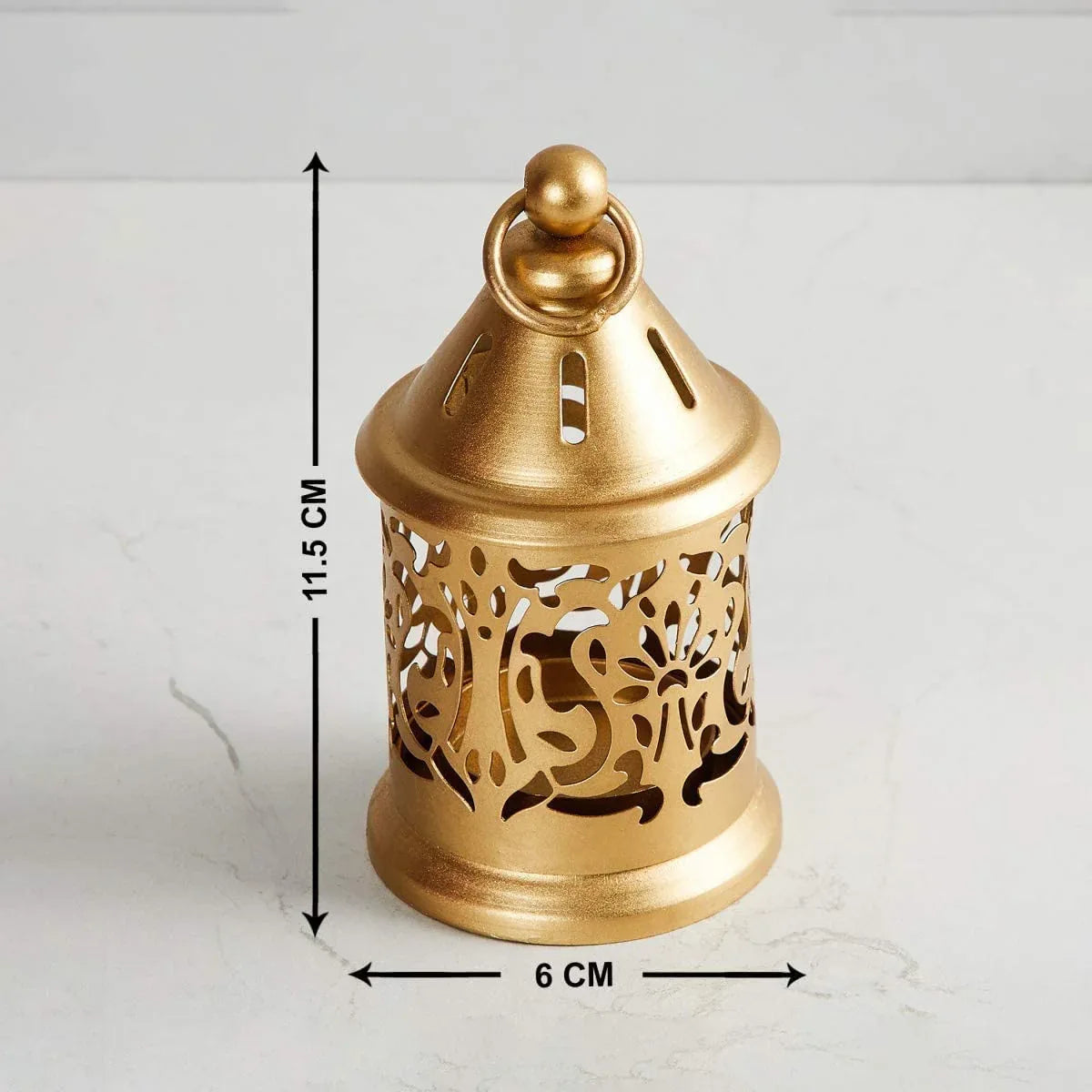Metal Gold Hanging Lantern