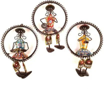Metal 3 Musician Dolls Showpiece-ArtyCraftz.com