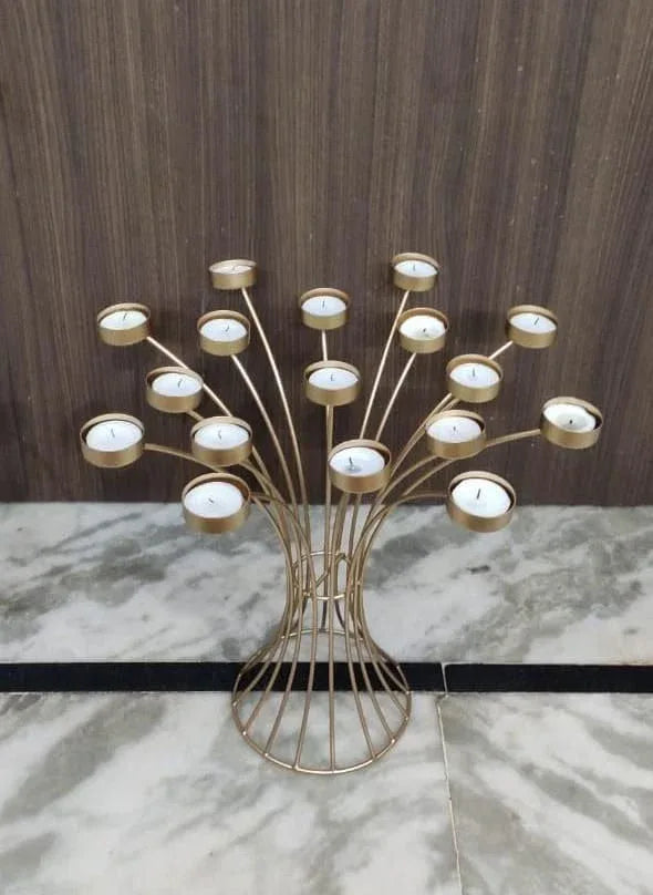 Metal Candle Holder - Home Decor, Lighting, Table Decor - ArtyCraftz.com