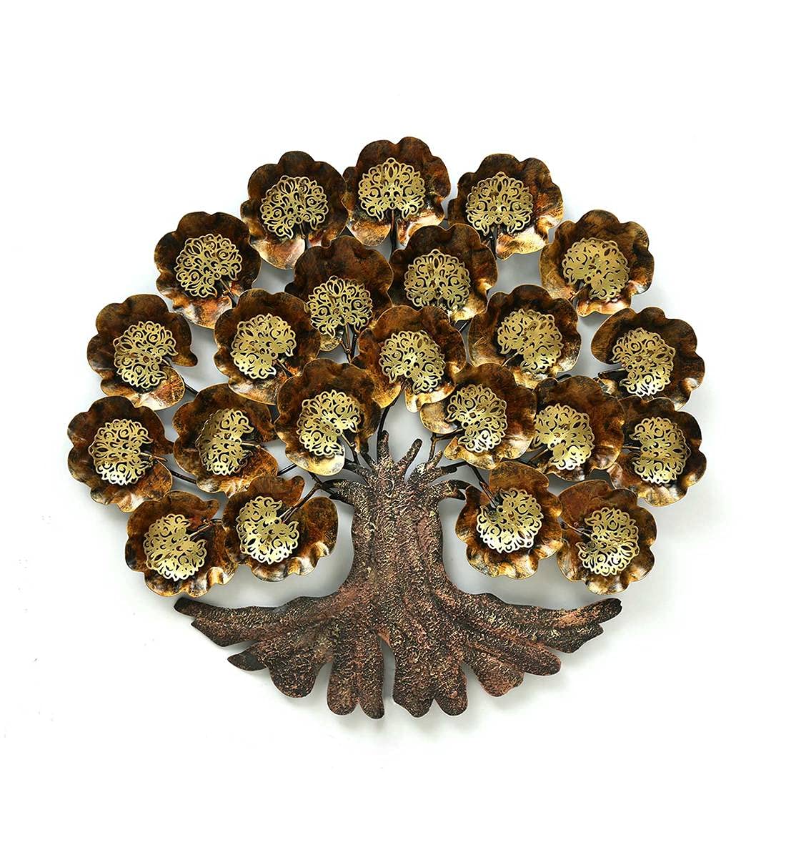 Metal Coral Tree of Life Wall Art-ArtyCraftz.com