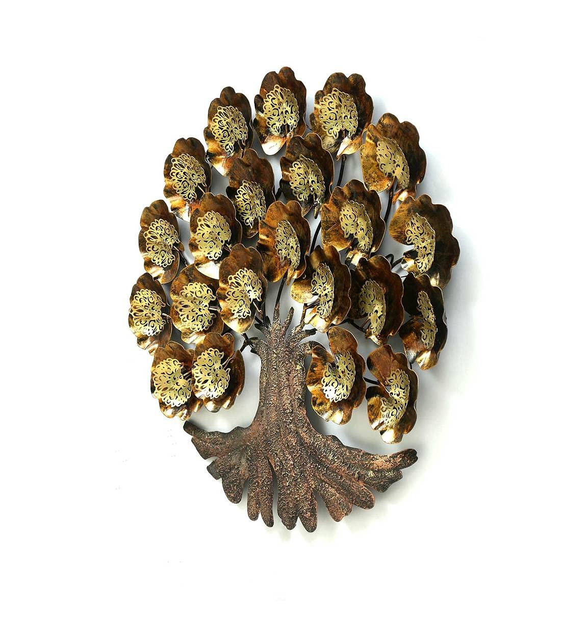 Metal Coral Tree of Life Wall Art-ArtyCraftz.com