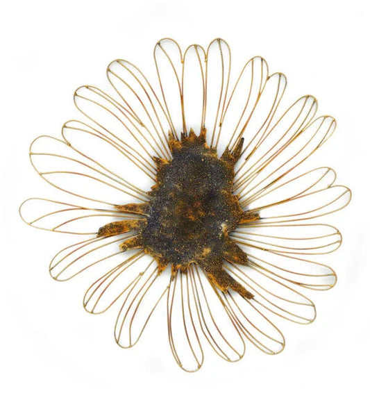 Metal Dandelion Flower Wall Decor