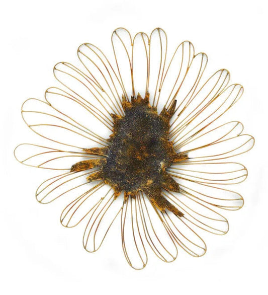 Metal Dandelion Flower Wall Decor