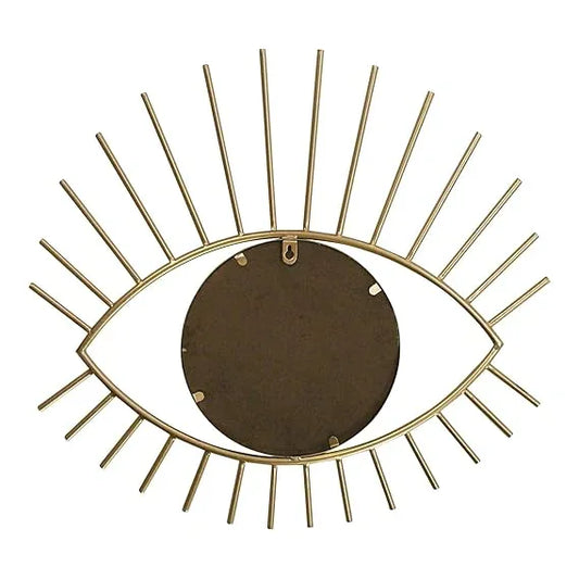 Metal Eye Shape Wall Mirror for Home Decor - Artycraftz.com