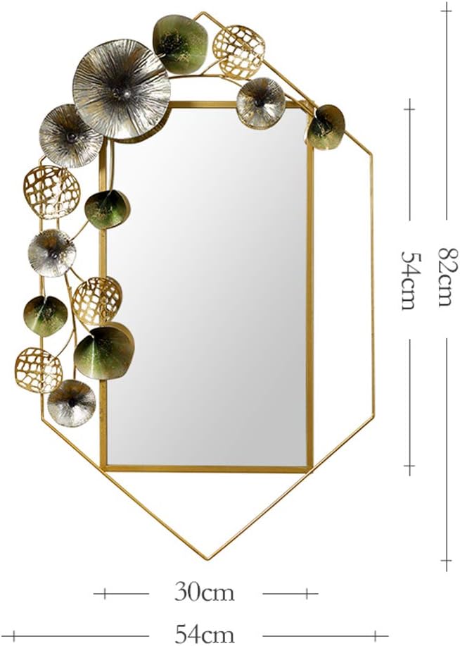 Metal Geometric Dimensional Wall Mirror-ArtyCraftz.com