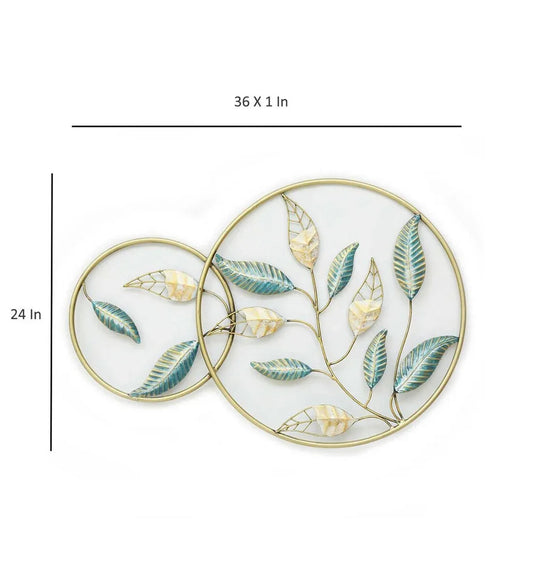 Metal Layla Leaf Family Wall Decor