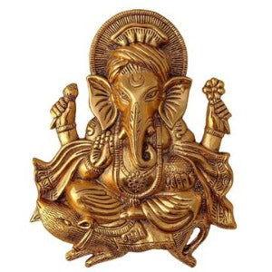 Metal Lord Ganesha Wall Hanging - ArtyCraftz.com