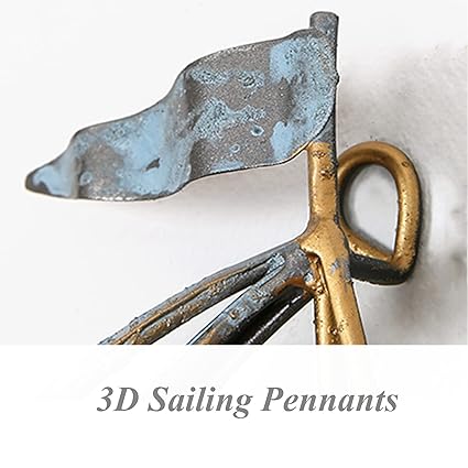 Metal Nautical Sailing Ship Wall Decor/Wall Art - ArtyCraftz.com