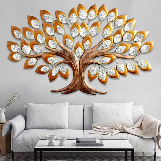 Metal Oak Mosaic Tree Wall Decor-ArtyCraftz.com