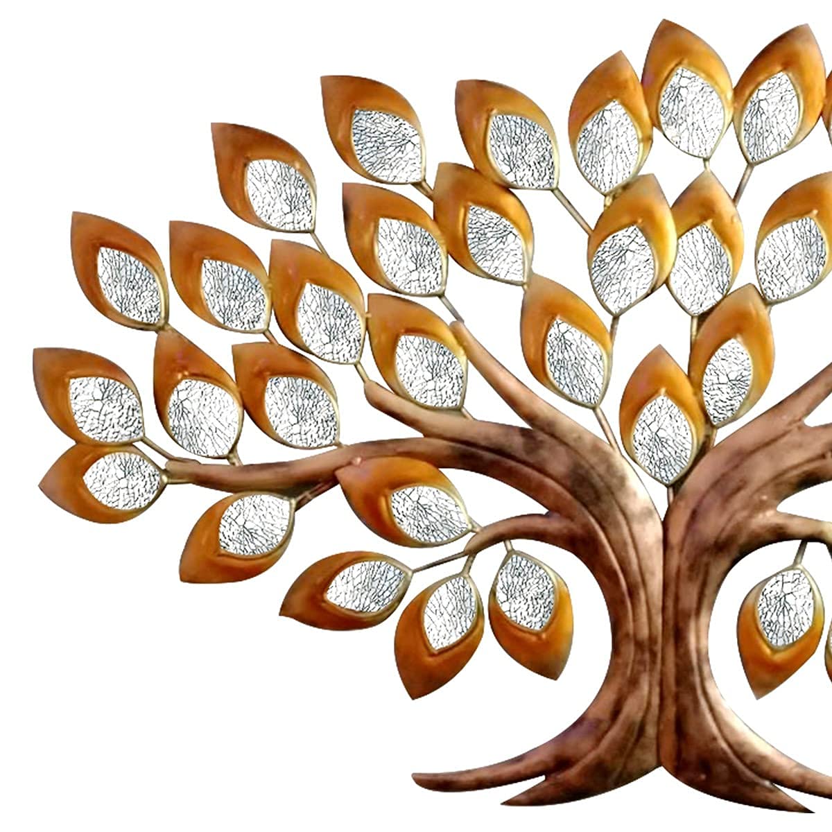 Metal Oak Mosaic Tree Wall Decor-ArtyCraftz.com