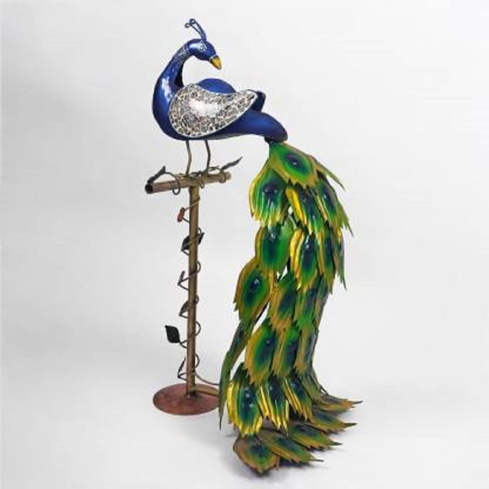 Metal Peacock with Led for Showpiece - ArtyCraftz.com