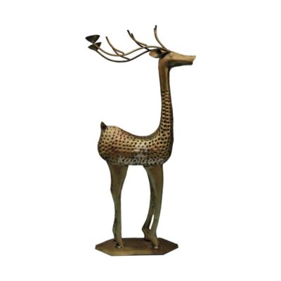 Handcrafted Metal Deer Set for Showpiece - ArtyCraftz.com