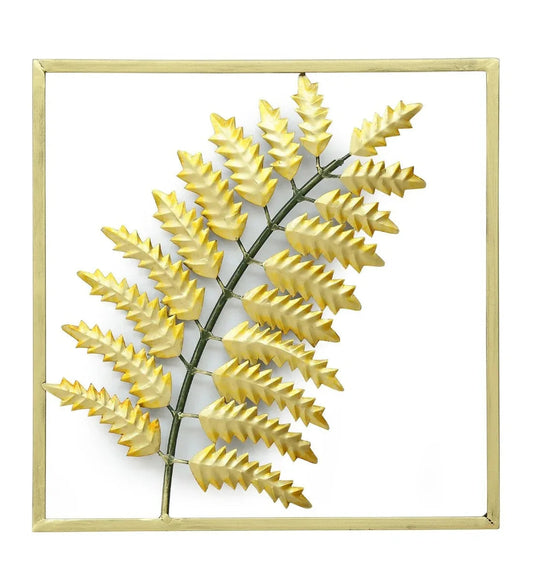 Metal Rich Gold Leaf Wall Decor