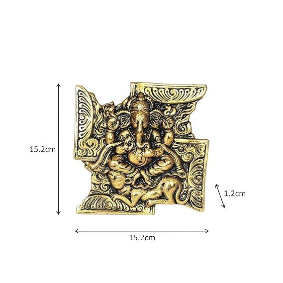Metal Swastik Wall Hanging Showpiece