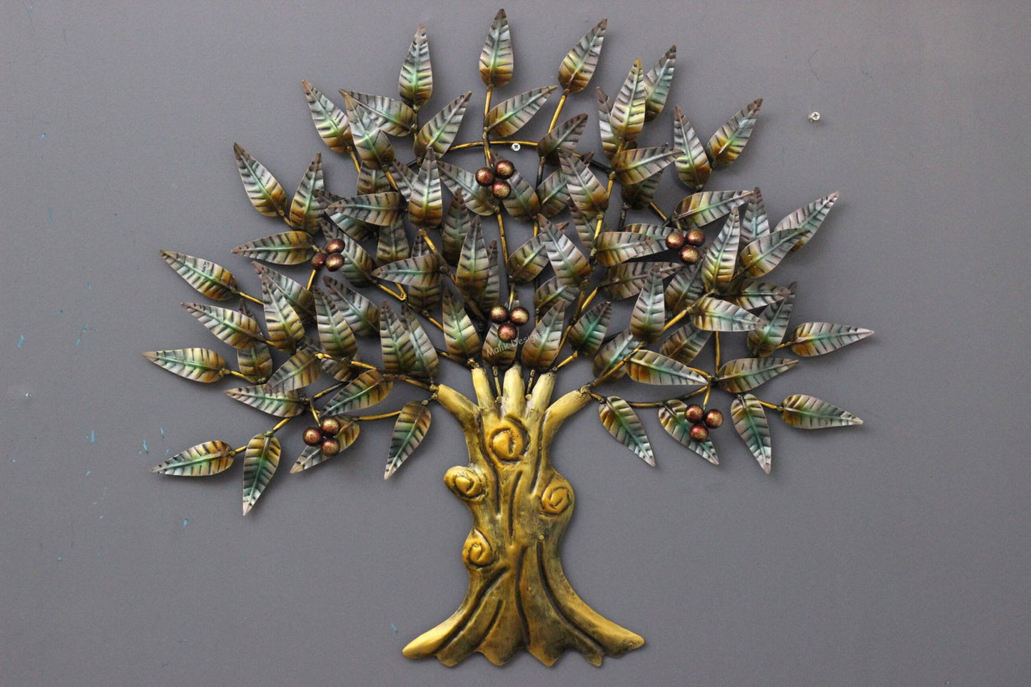 Metal Tree Wall Art Decor At Living Room - ArtyCraftz.com