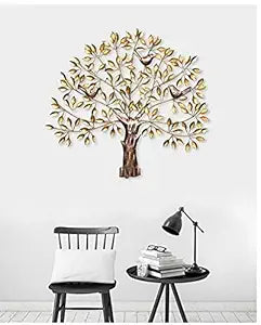 Metal Tree of Life Wall Art with Birds