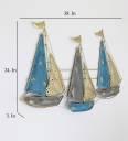 Metal Turkish Boat Wall Decor