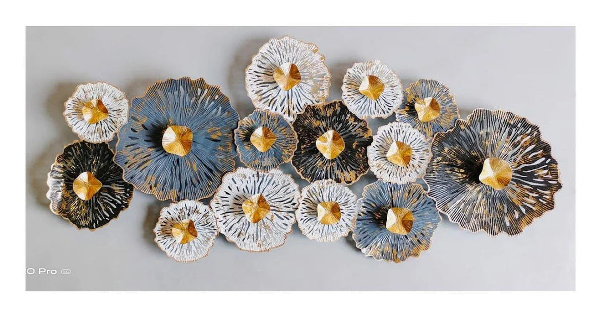 Metal Wall Hanging for Home Decor and Gifting 64 Inches Multi Color - ArtyCraftz.com