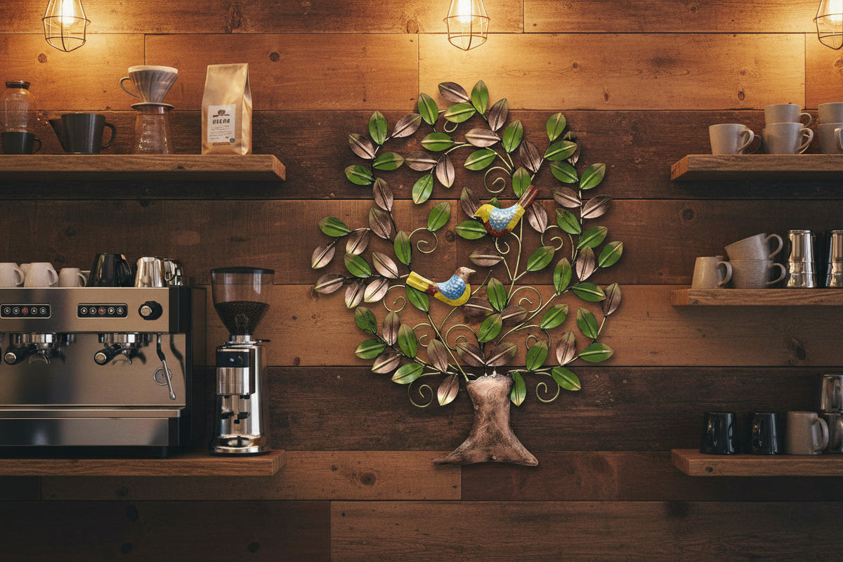 Nature Inspired Birds Tree Wall Art for Modern Homes-ArtyCraftz.com