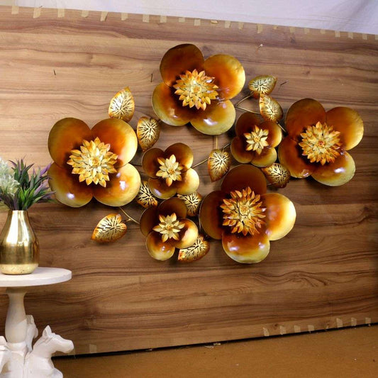 Metal Zara Flower Wall Art-ArtyCraftz.com