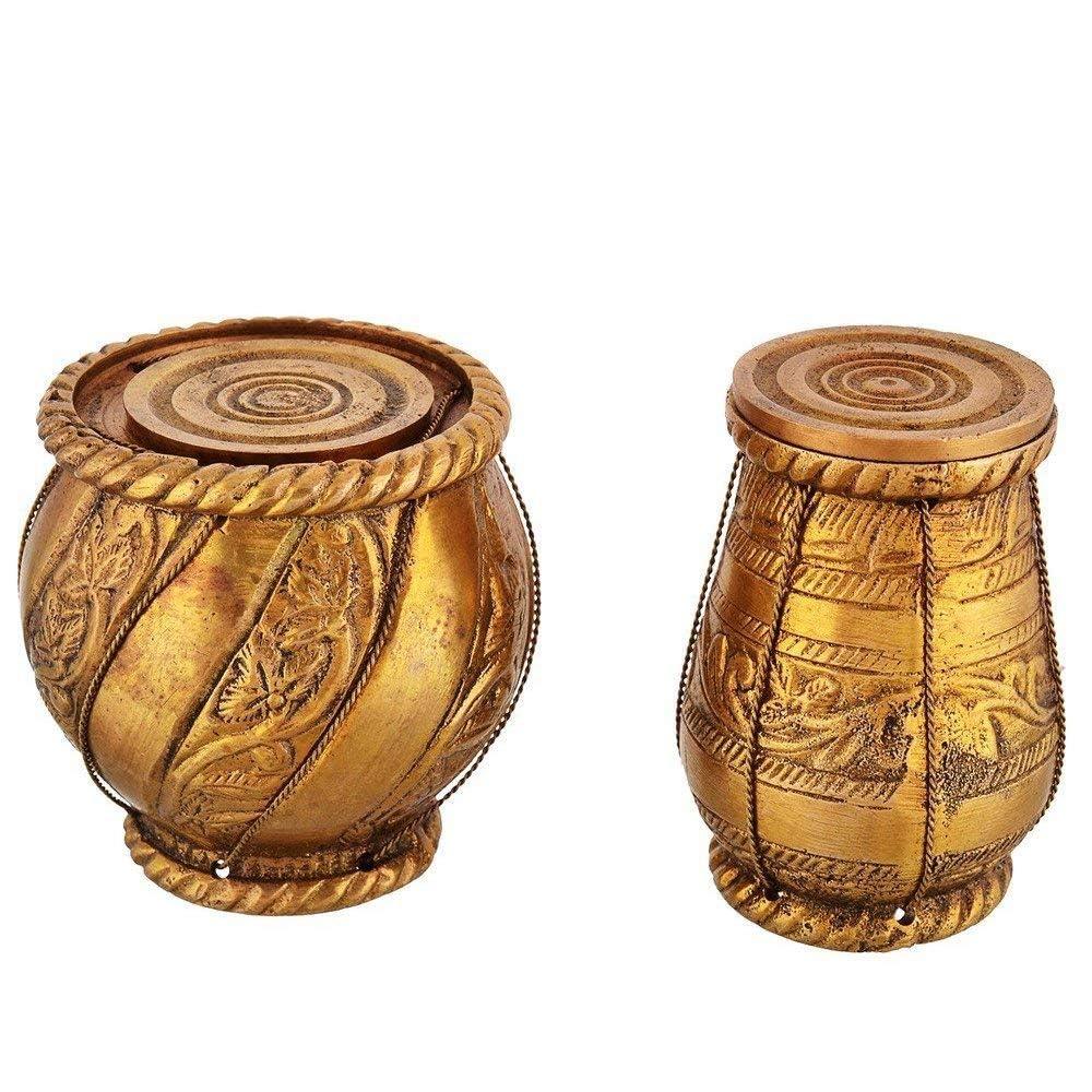 Miniature Brass Sitar and Tabla Dugi Set-ArtyCraftz.com