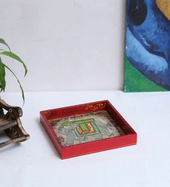 Motif (Set of 1) Engineered Wood Trays&Platters - ArtyCraftz.com