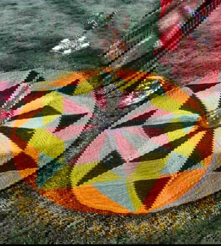 Multicolor Cotton Door mat - ArtyCraftz.com