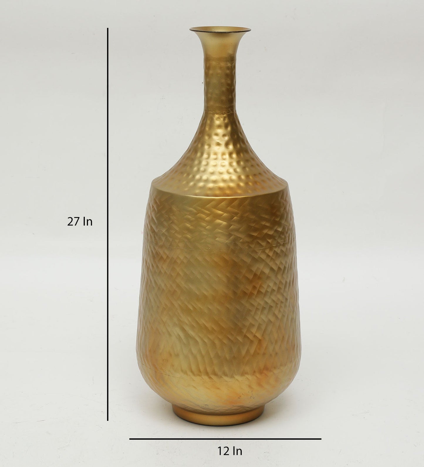 Multicolor Metal Erik Vase