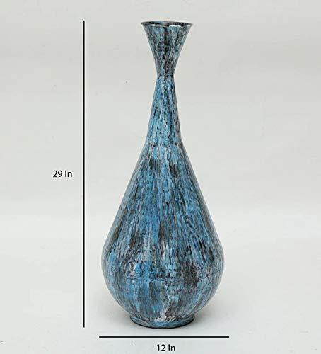 Multicolor Metal Zaid Flower Vase