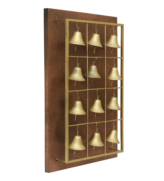 Iron and MDF Bell Toran Wall Art