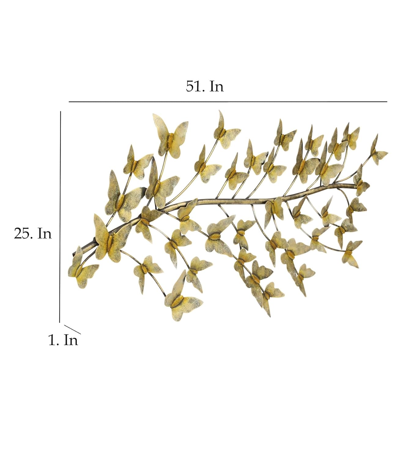 Multicolour Iron Apollo Butterfly Wall Decor Hanging & Mounted Art Sculpture Home Decor