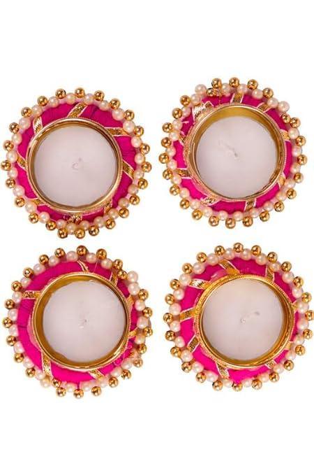 Multicolour_Lotus_Decoration_Reusable_Rangoli_Tealights_Holder
