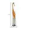 Multicolour Metal Giraffe Figurine Showpiece