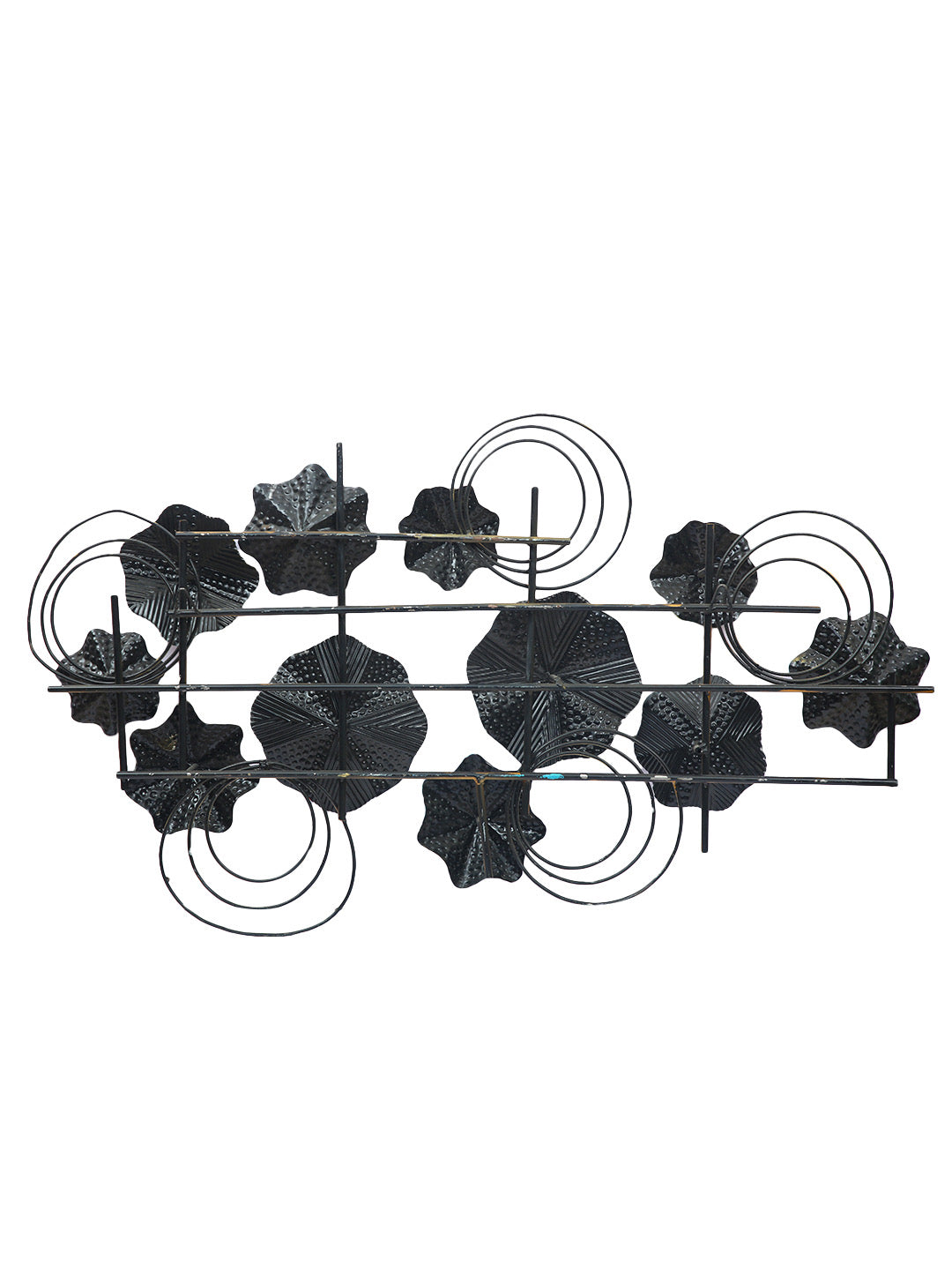 Multicoloured Flower Pattern Wall Art-ArtyCraftz.com