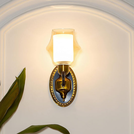 Mysville Dual Glass Shade Wall Light-ArtyCraftz.com