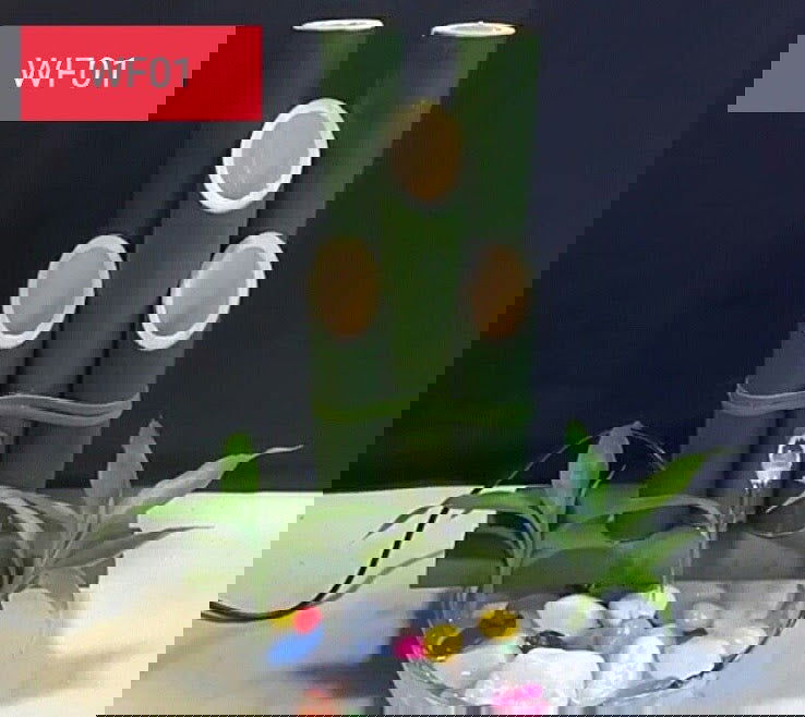 Natural Bamboo Column Tabletop Fountain - ArtyCraftz.com