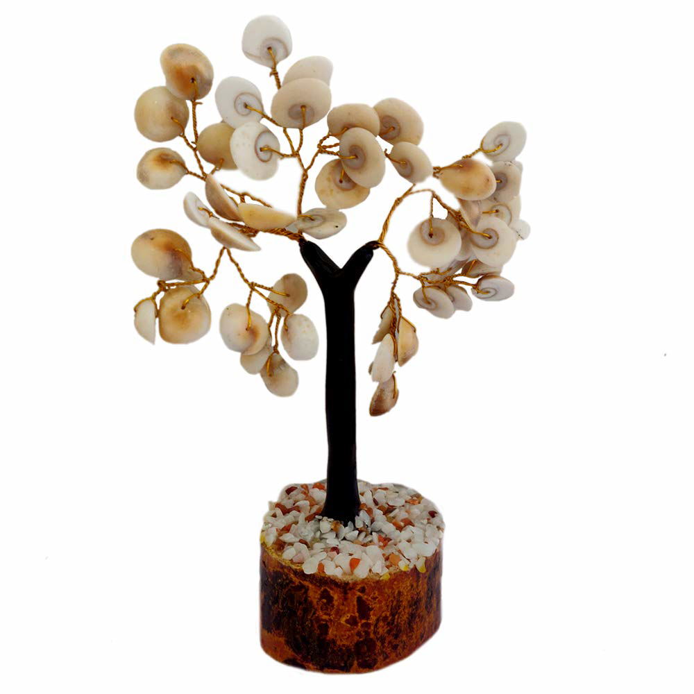 Natural Gomati Chakra Healing Gem Stone Bonsai Fortune Vastu Plant Sculpture Tree - ArtyCraftz.com