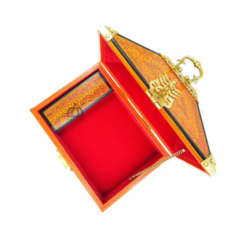 Mahagoni Wood Nettoor Petti Orange mural paint -ArtyCraftz.com