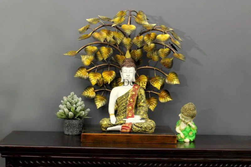 Office Table Showpiece Metal Buddha Home Decoration - ArtyCraftz.com
