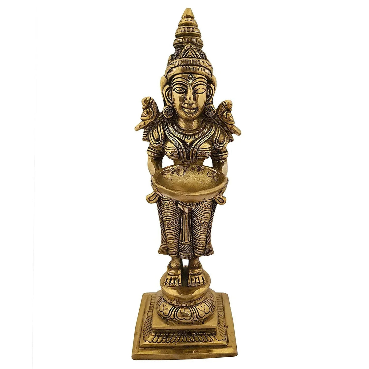 Oil Lamp Pooja Diya Brass Light Puja Decorations - ArtyCraftz.com