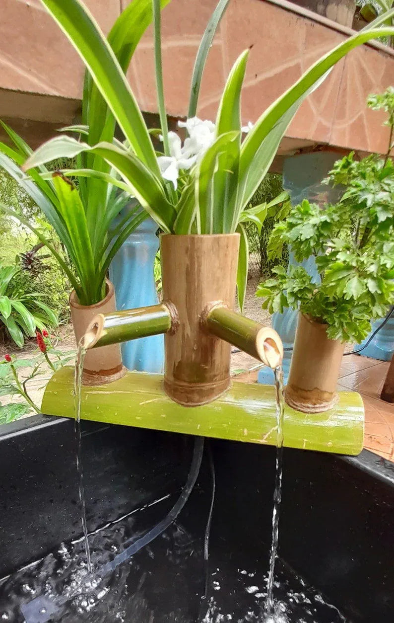 Mini Indoor/Outdoor Bamboo fountain | Gardening - ArtyCraftz.com