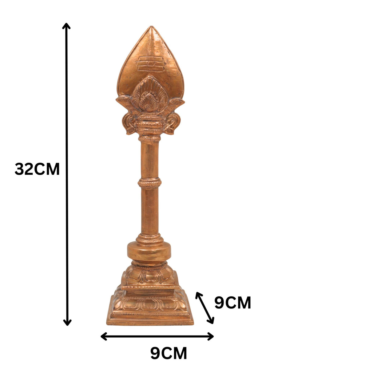 Panchaloha Bronze Murugan Vel 12.5 Inches-ArtyCraftz.com