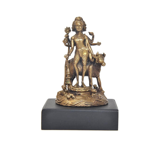 Panchaloha Dattatreya Statue 3 Inch-ArtyCraftz.com
