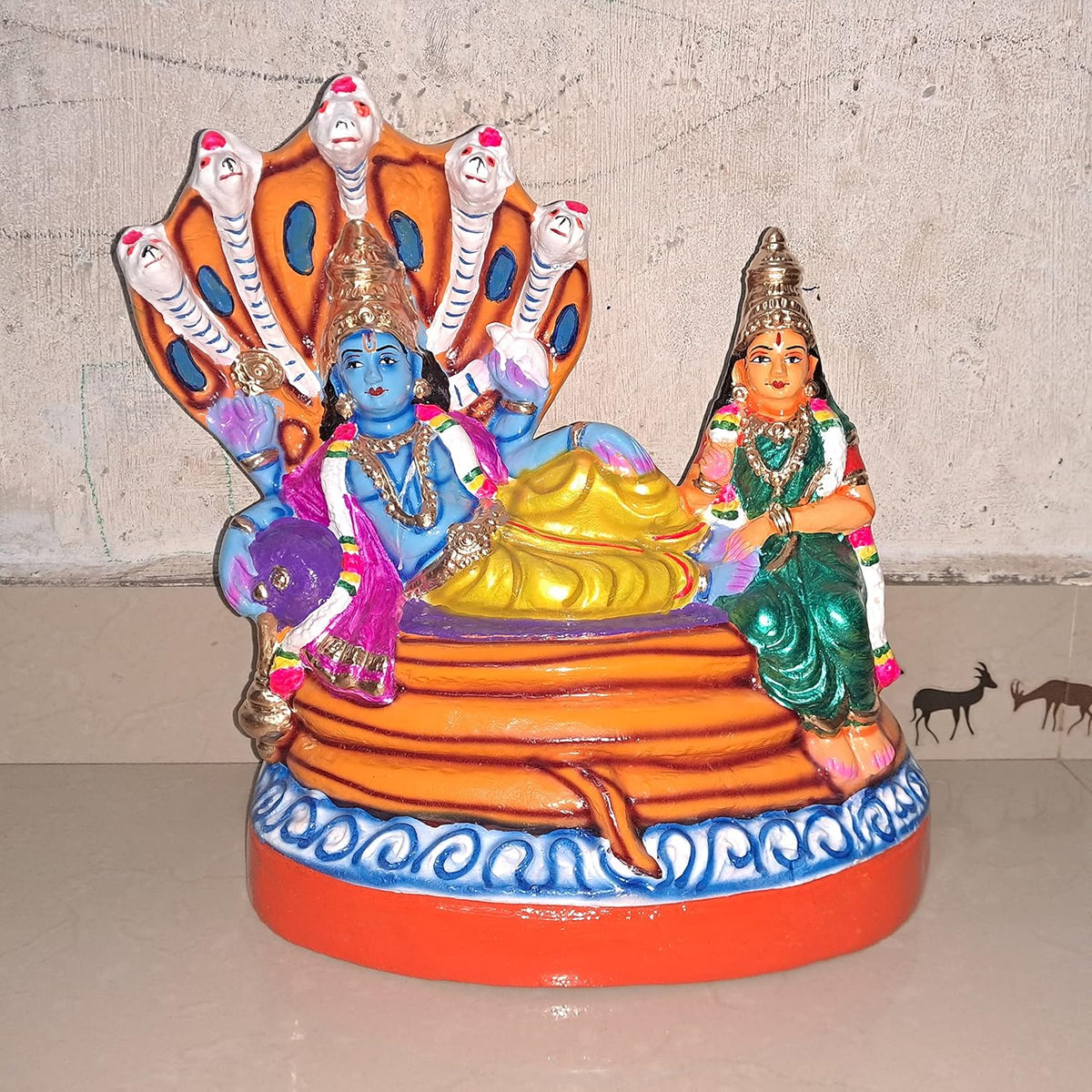 Papier Mache Parkadal Ranganathar Golu Doll-ArtyCraftz.com